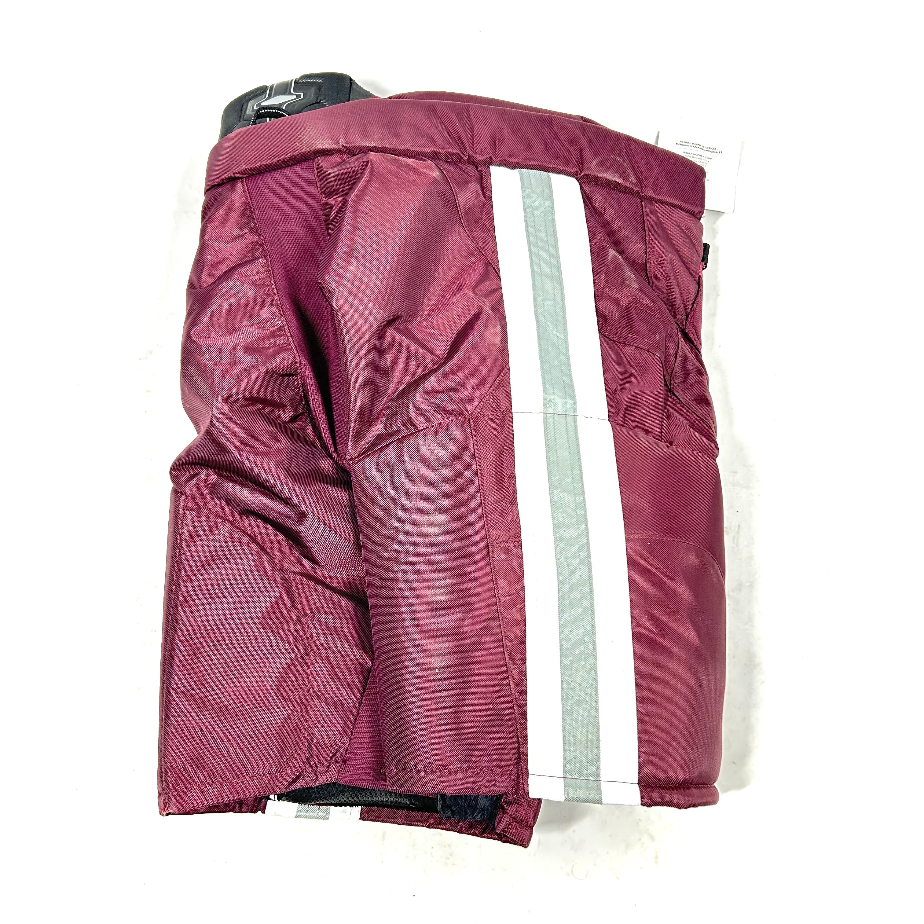 Bauer Nexus - Pantalon de hockey NCAA Pro Stock pour femme (marron/blanc/argent)
